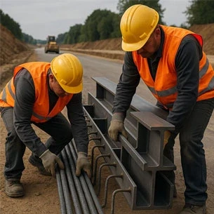 وسایل فولادی در جاده سازی؛ ستون های پنهان ایمنی و دوام راه ها