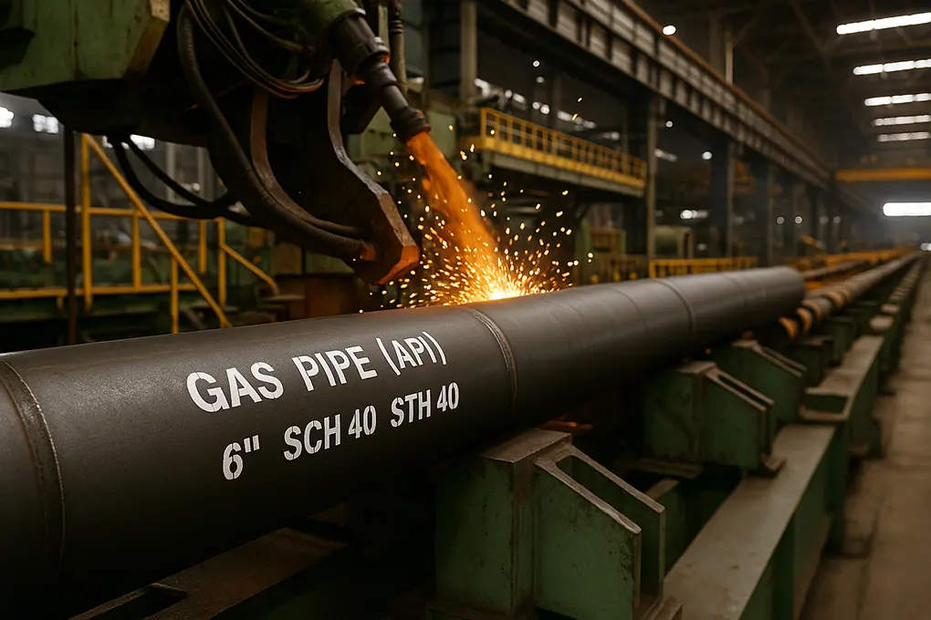 رابطه قیمت لوله درزدار تست گاز با مشخصات فنی