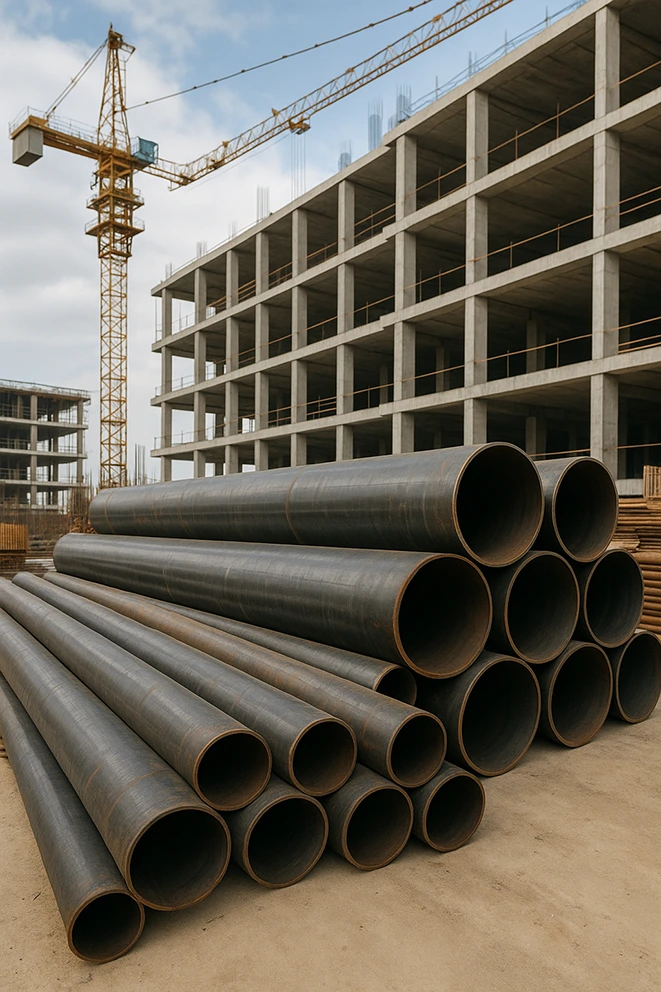 کاربرد لوله های صنعتی در سیستم های اصلی ساختمان