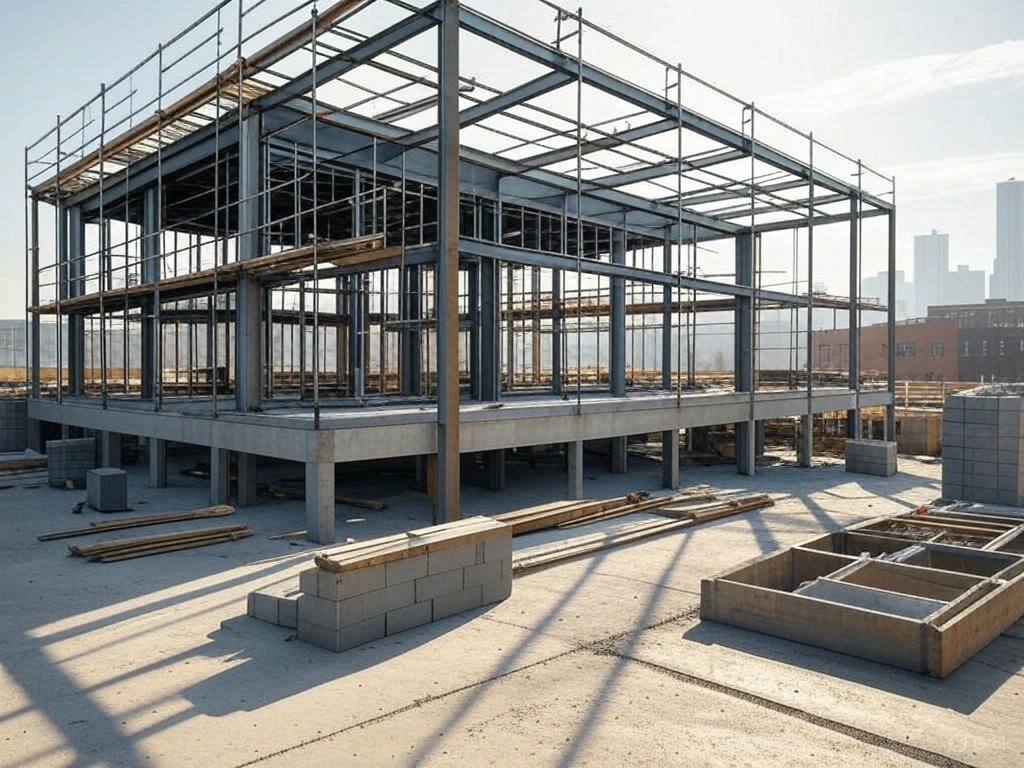 مقاومت و استحکام بالای اسکلت فلزی