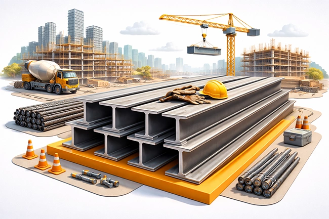 کنترل کیفیت تیرآهن هنگام تحویل
