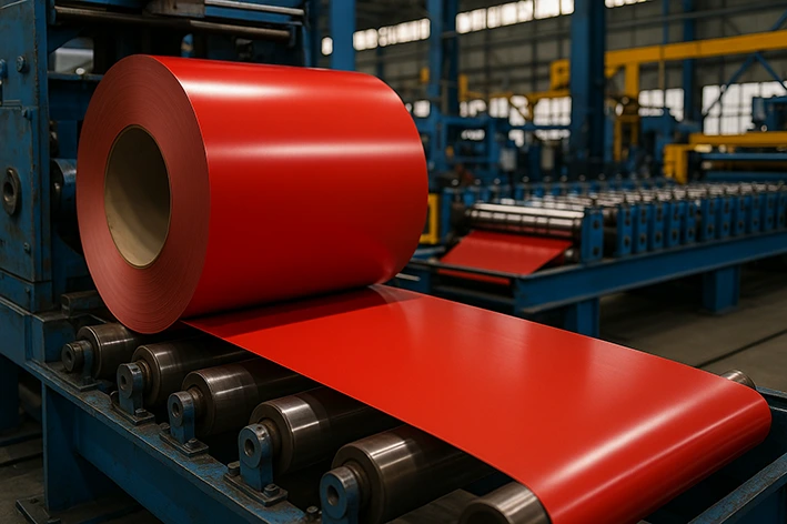 تفاوت بنیادی ورق گالوانیزه و ورق رنگی از نظر ساختار و لایه‌ها